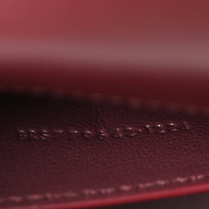Saint Laurent Box Calfskin Mini Voltaire Shoulder Bag Rouge Cabernet 7 of 10