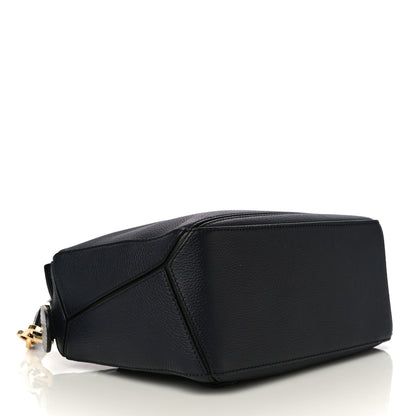 Loewe Calfskin Small Puzzle Bag Midnight Blue Black 4 of 10