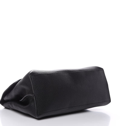 Gucci Cellarius Calfskin Medium Bamboo Daily Top Handle Bag Black 4 of 8