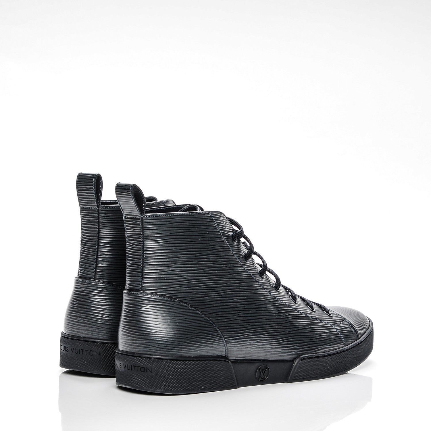 Louis Vuitton Epi Match Up Sneakers 9 Blue Nuit 4 of 8