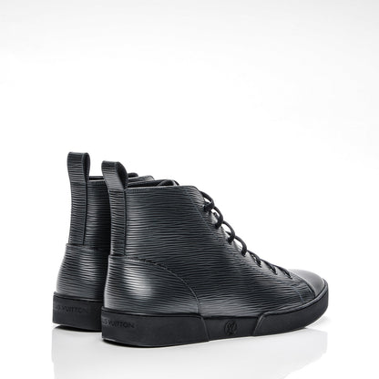 Louis Vuitton Epi Match Up Sneakers 9 Blue Nuit 4 of 8
