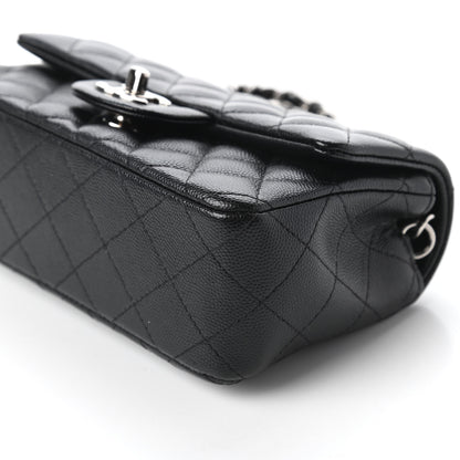 Chanel Caviar Quilted Mini Rectangular Flap Black 7 of 11