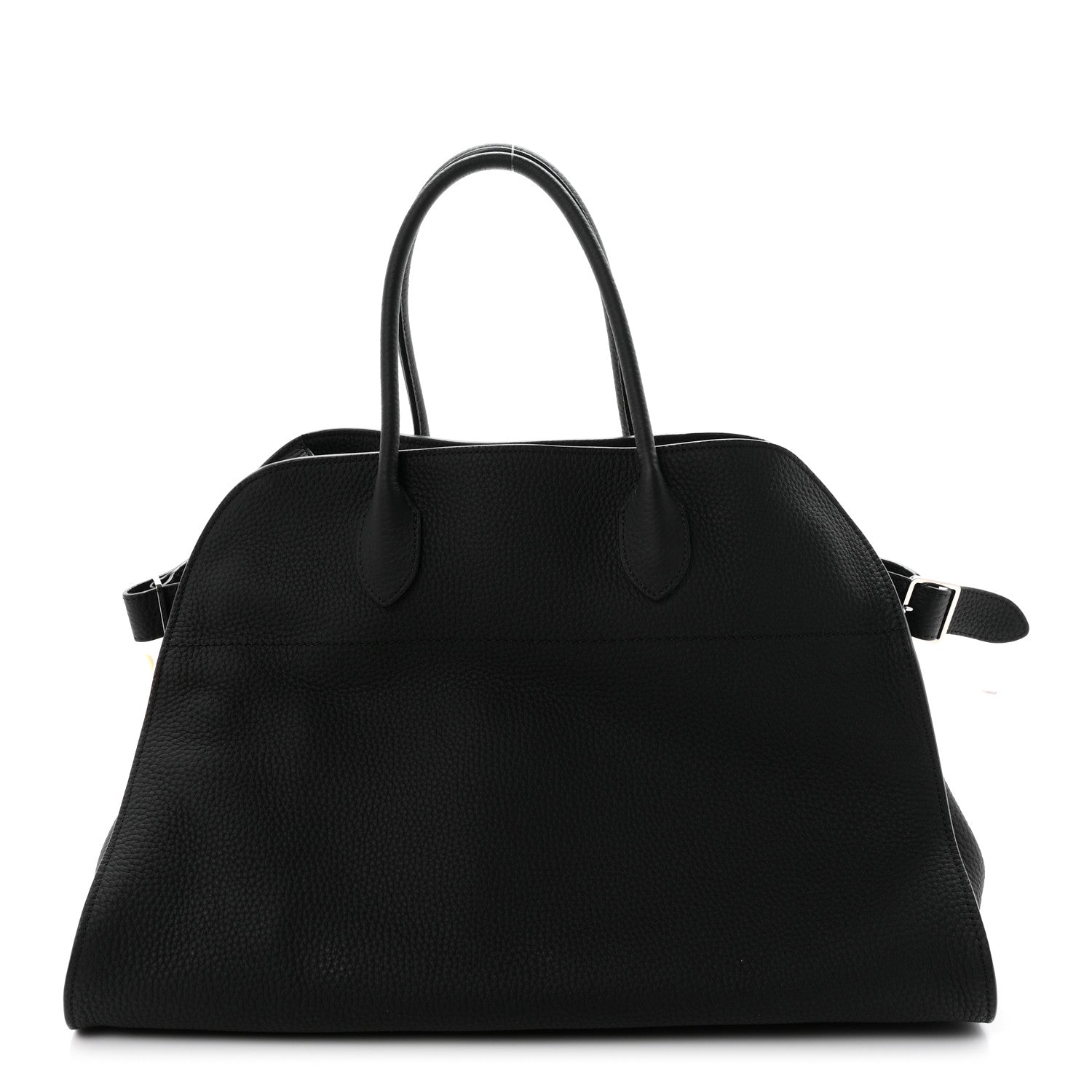 The Row Matte Grained Calfskin Soft Margaux 15 Black 1 of 9