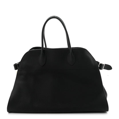 The Row Matte Grained Calfskin Soft Margaux 15 Black 1 of 9