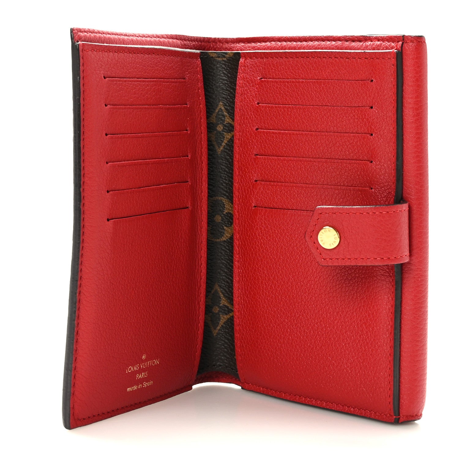 Louis Vuitton Monogram Pallas Compact Wallet Cherry 5 of 7