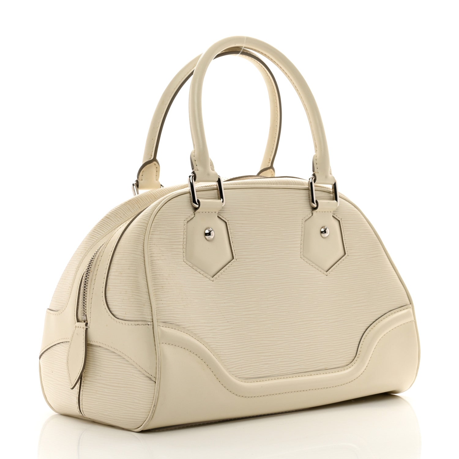 Louis Vuitton Epi Bowling Montaigne PM Ivory 3 of 12