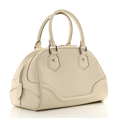 Louis Vuitton Epi Bowling Montaigne PM Ivory 3 of 12