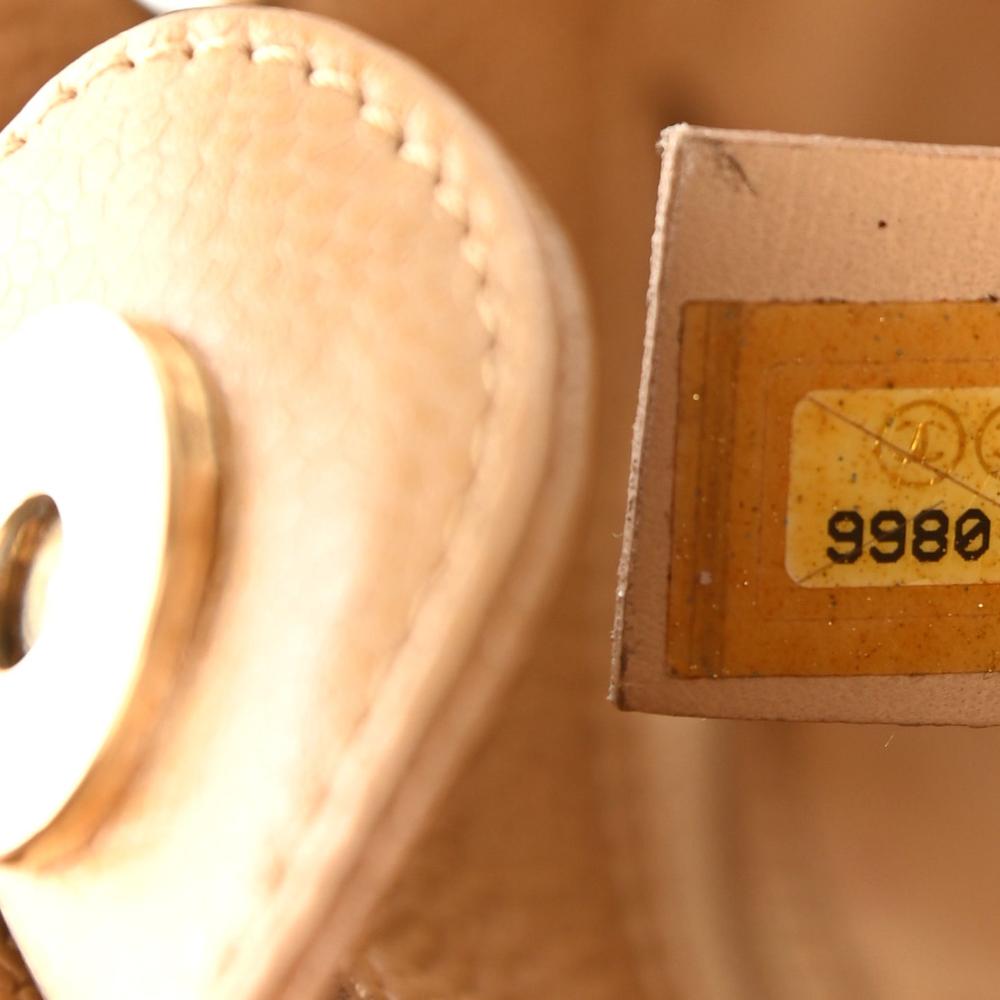 Caviar Quilted Petit Shopping Tote PST Dark Beige