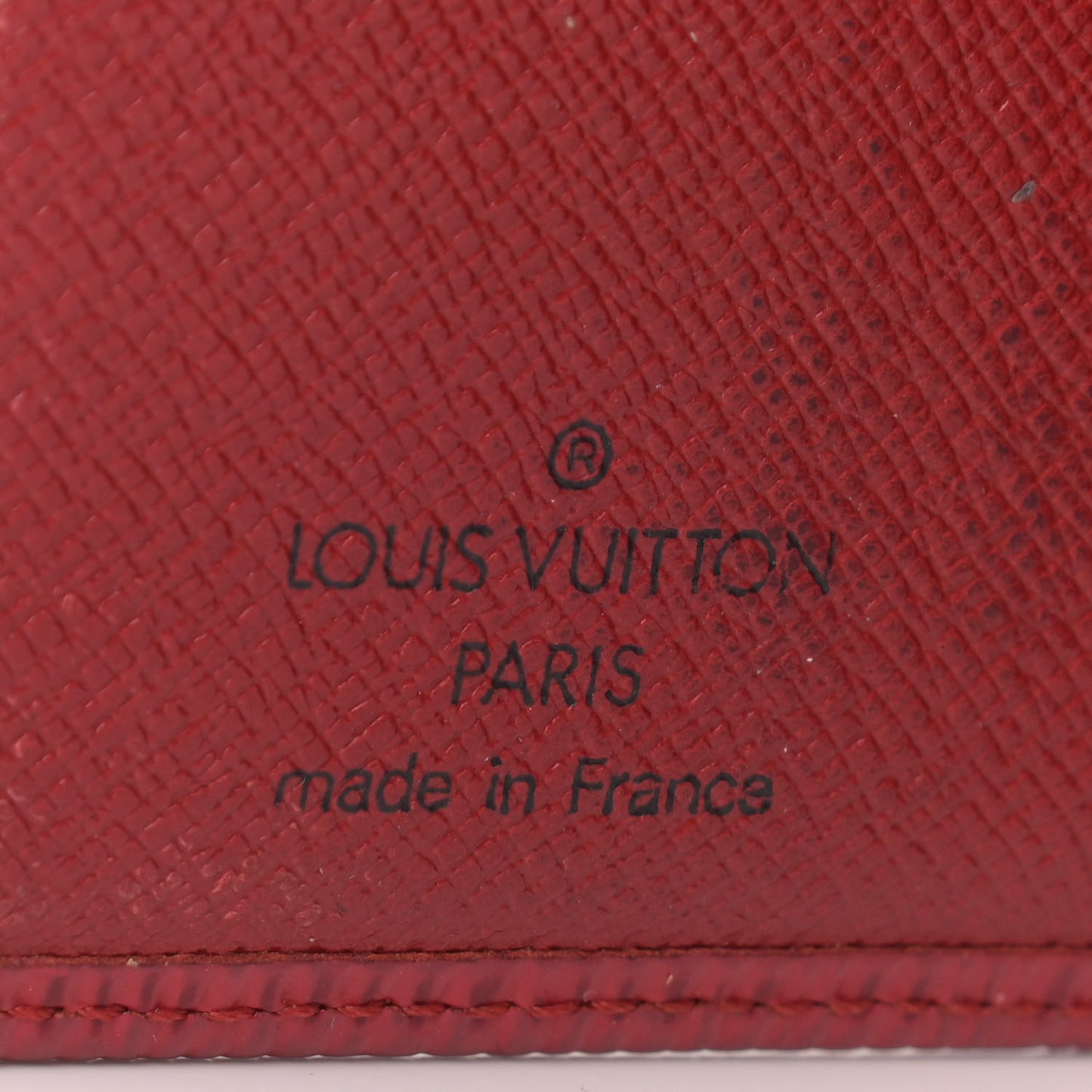 Epi French Purse Wallet Castillan Red