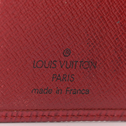 Louis Vuitton Epi French Purse Wallet Castillan Red 8 of 11