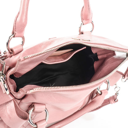 Miu Miu Vitello Lux Mini Bow Bag Loto 5 of 9