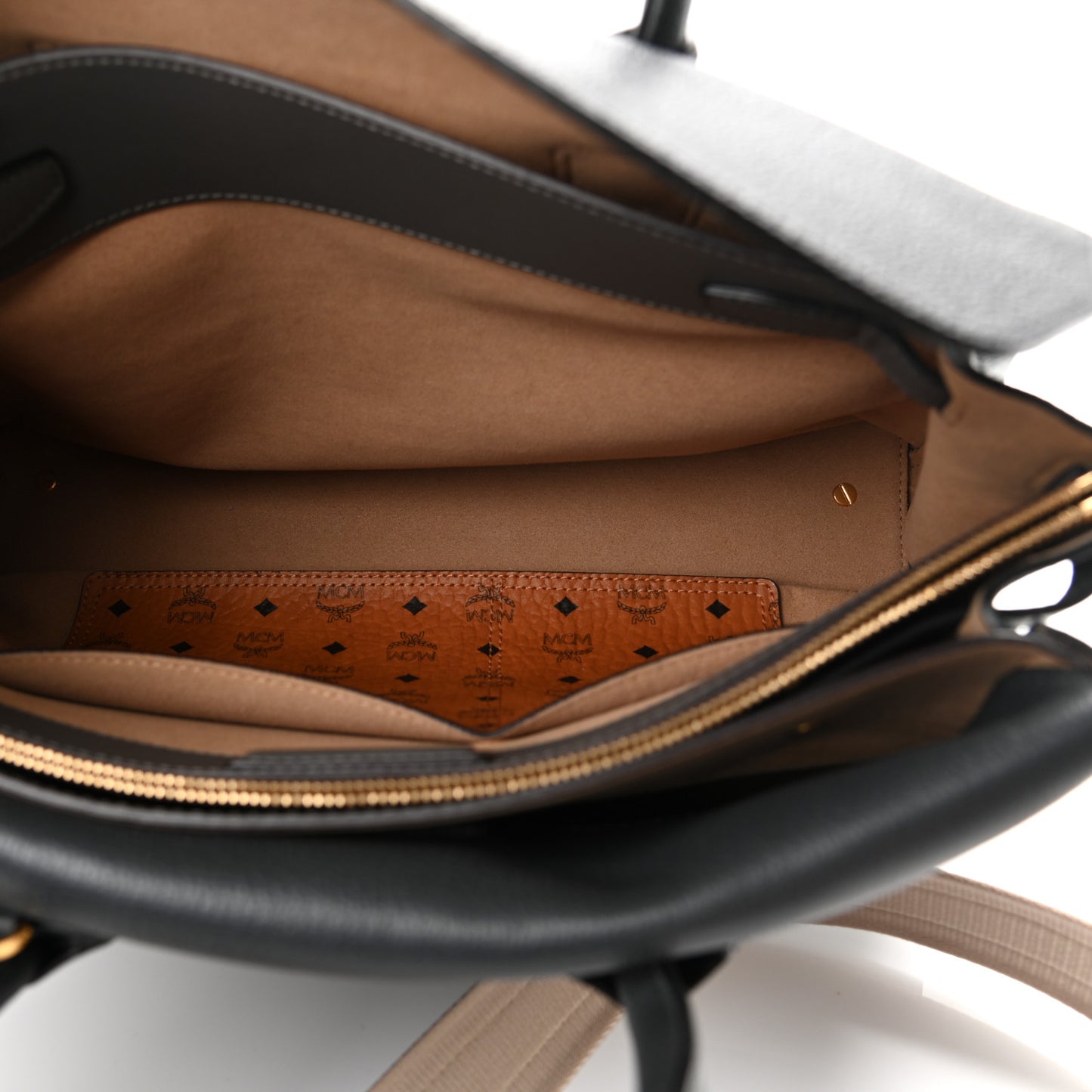 Grained Calfskin Medium Milla Tote Phantom Grey