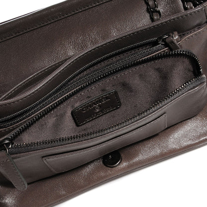 Chanel Lambskin Small Crossbody Flap Grey 10 of 10