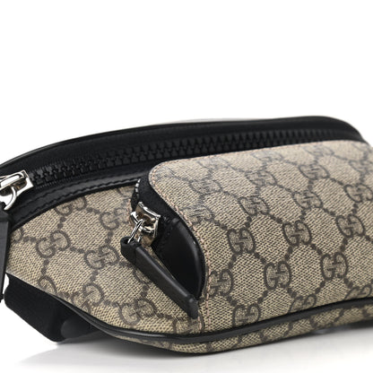 Gucci GG Supreme Monogram Belt Bag Black 8 of 9