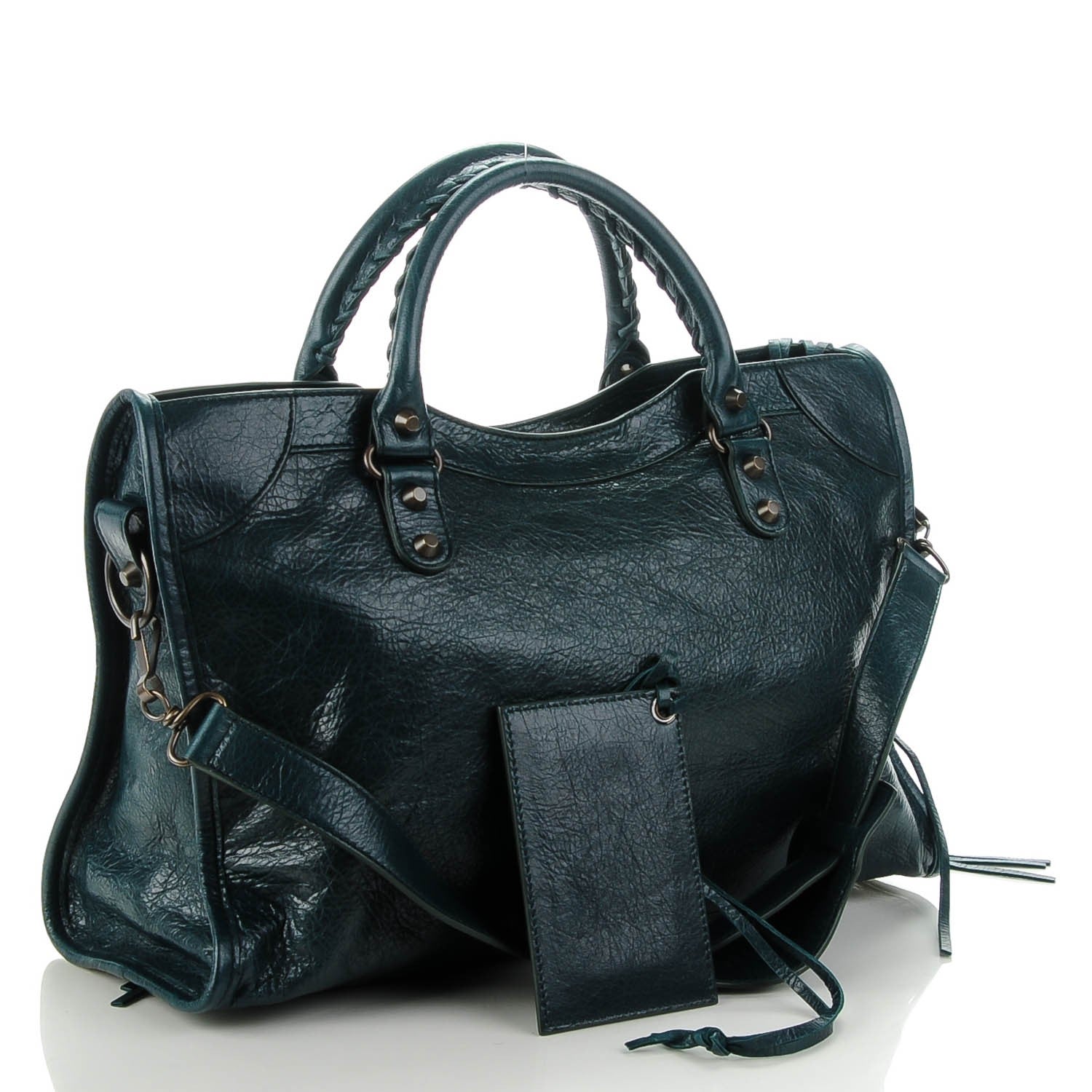 Balenciaga Agneau Classic Hardware City Vert Pinede 3 of 7