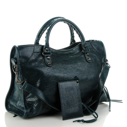 Balenciaga Agneau Classic Hardware City Vert Pinede 3 of 7