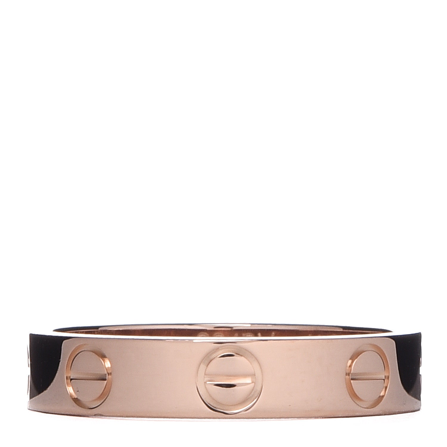 Cartier 18K Pink Gold 3.5mm LOVE Wedding Band Ring 49 4.75 3 of 4