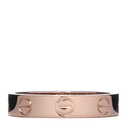 Cartier 18K Pink Gold 3.5mm LOVE Wedding Band Ring 49 4.75 3 of 4