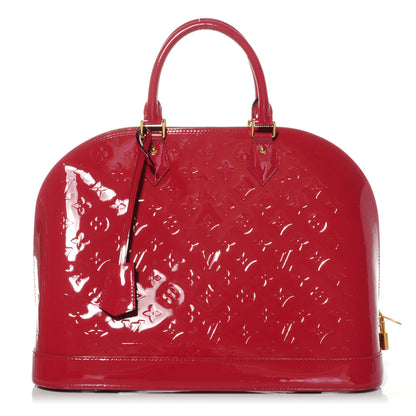 Louis Vuitton Vernis Alma GM Rose Indien 1 of 7