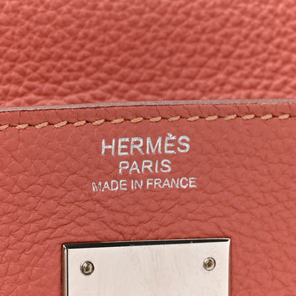 Hermes Togo Kelly Retourne 32 Crevette 6 of 12