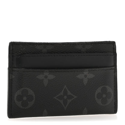 Louis Vuitton Monogram Eclipse Porte-Cartes Double Card Holder 3 of 10