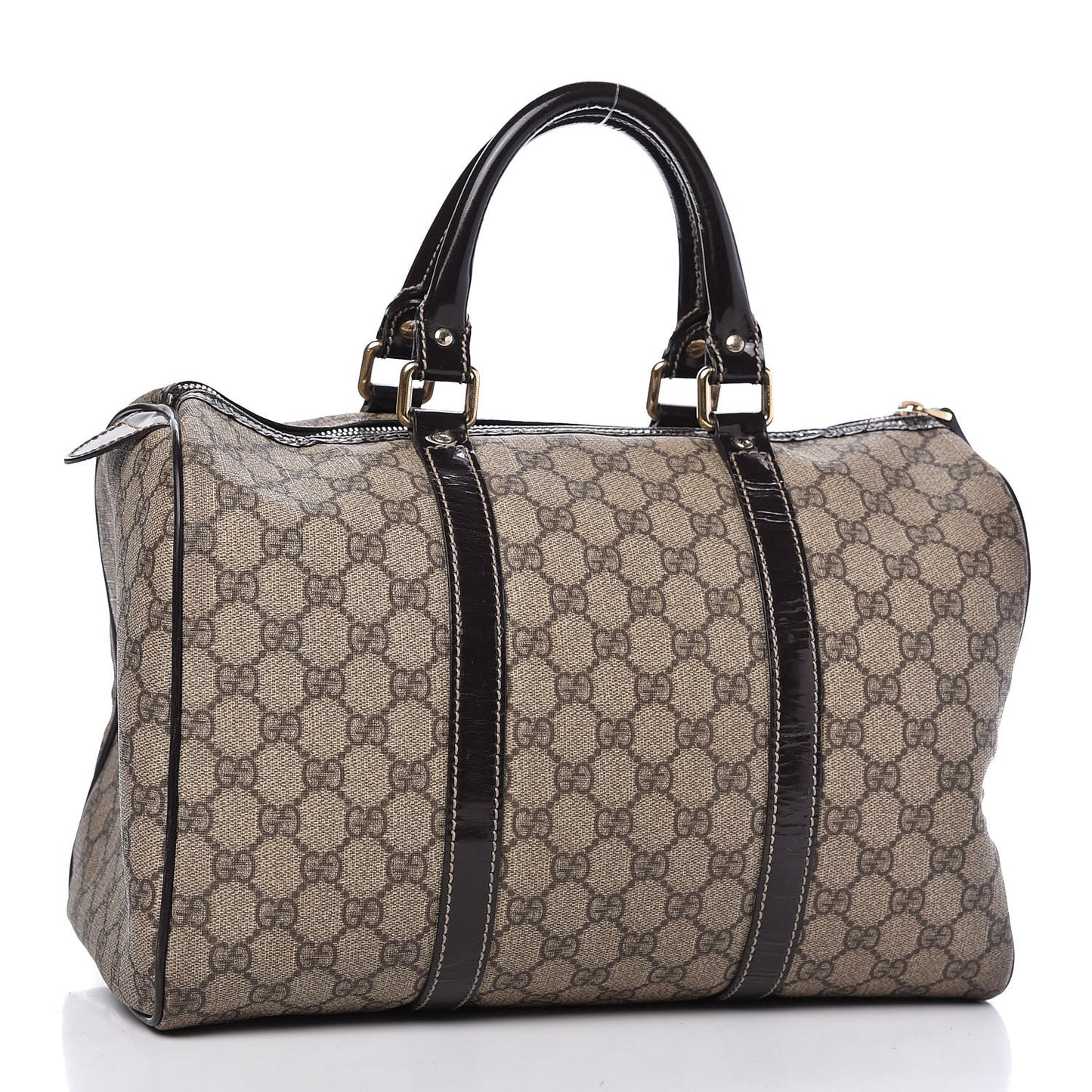 GG Plus Monogram Medium Joy Boston Dark Brown