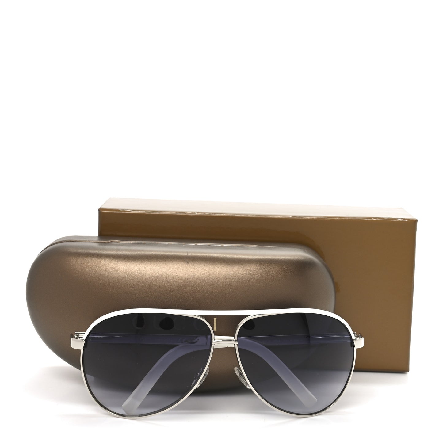 Aviator Sunglasses GG 1827/S White Silver