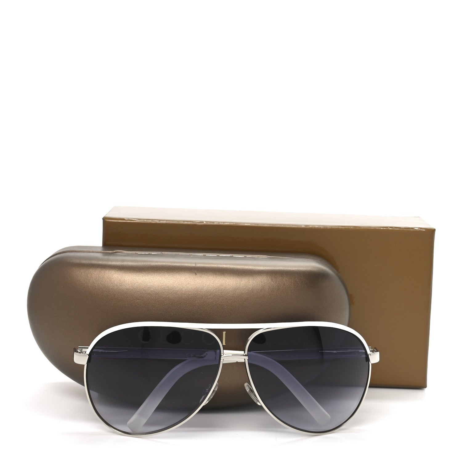 Gucci Aviator Sunglasses GG 1827/S White Silver 7 of 7