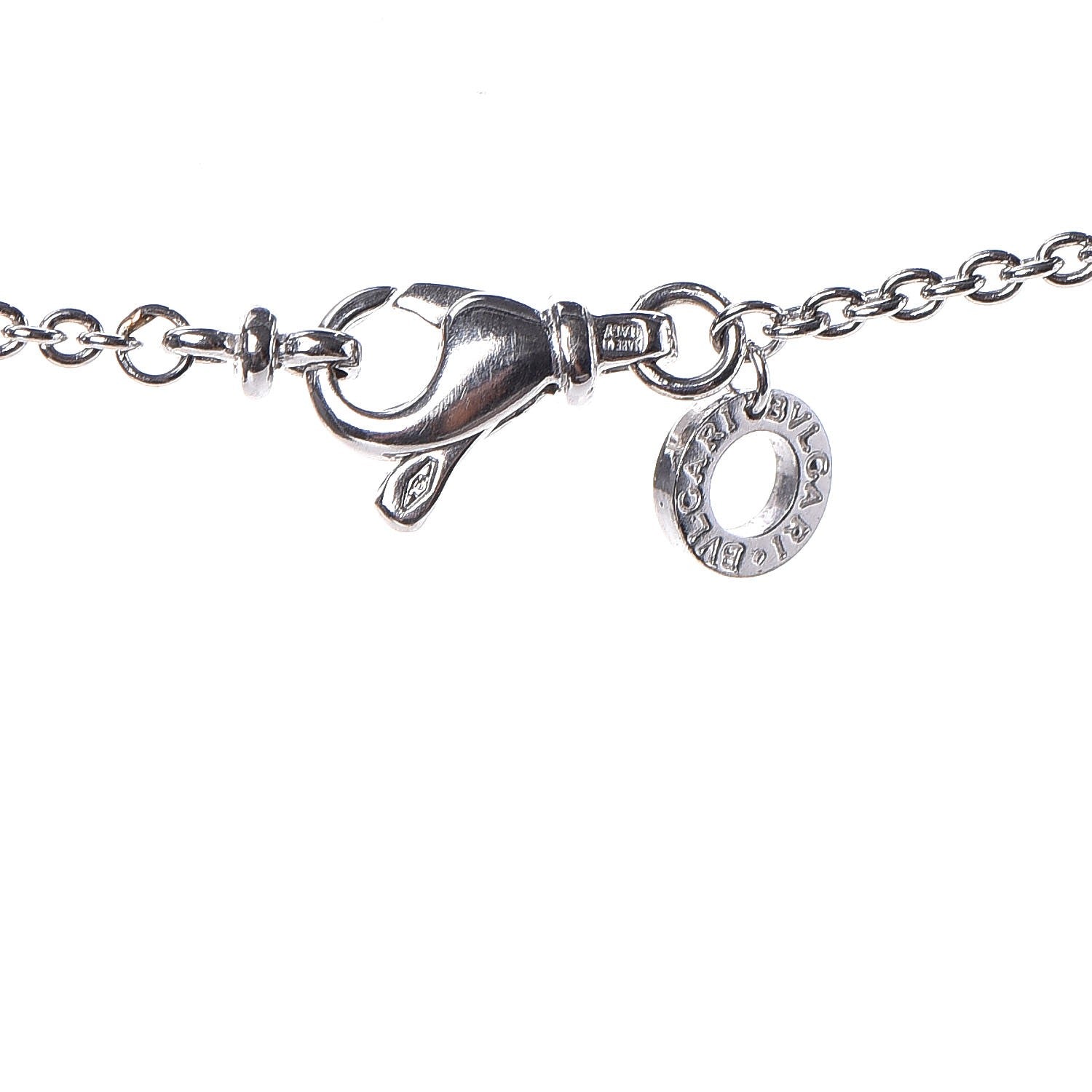 Bulgari 18K White Gold B.Zero1 Pendant Necklace 5 of 7