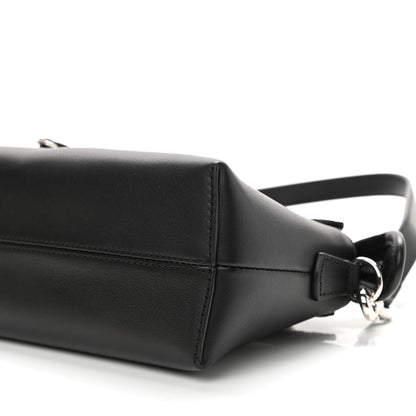 Fendi Vitello Dolce Bi-Color FF 1974 Embossed Mini By The Way Boston Bag Black Maya 12 of 12
