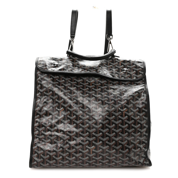 Goyard Goyardine Saint Leger Soft Briefcase Backpack Black 1838016