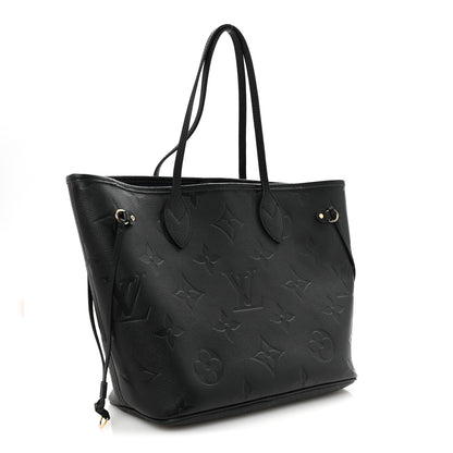 Louis Vuitton Empreinte Monogram Giant Neverfull MM Black 4 of 10
