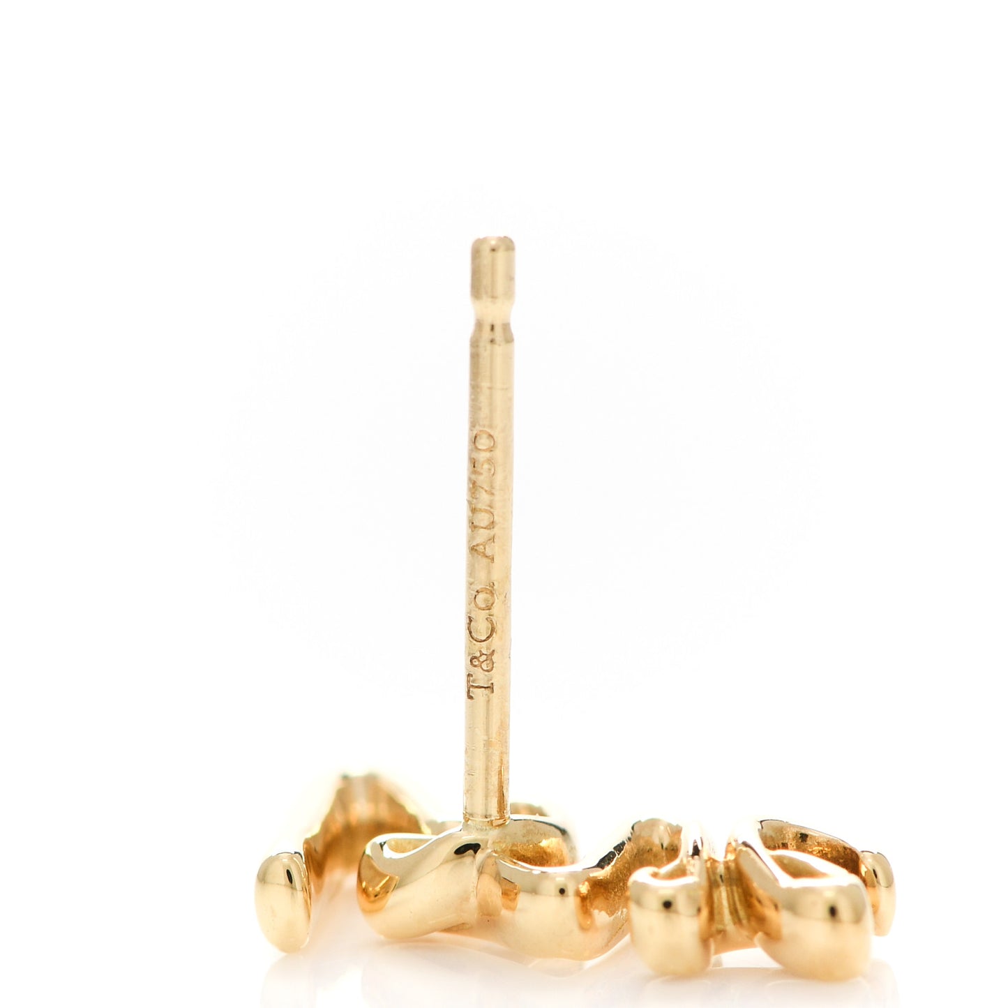 18K Yellow Gold Paloma's Graffiti Love Single Earring