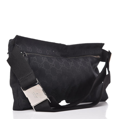 Gucci GG Monogram Double Pocket Belt Bag Black 3 of 7