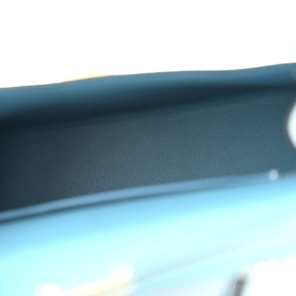 Hermes Epsom Mini Kelly Sellier 20 New Blue Jean 5 of 10