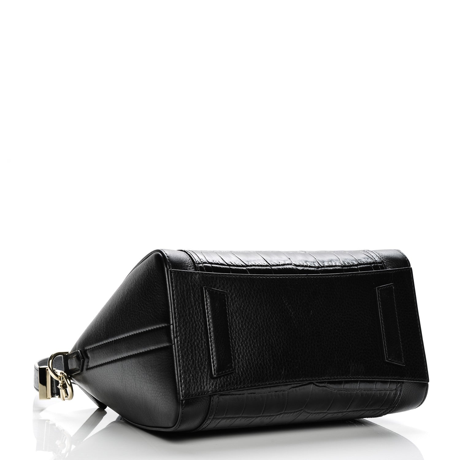 Givenchy Calfskin Crocodile Embossed Small Antigona Black 8 of 9