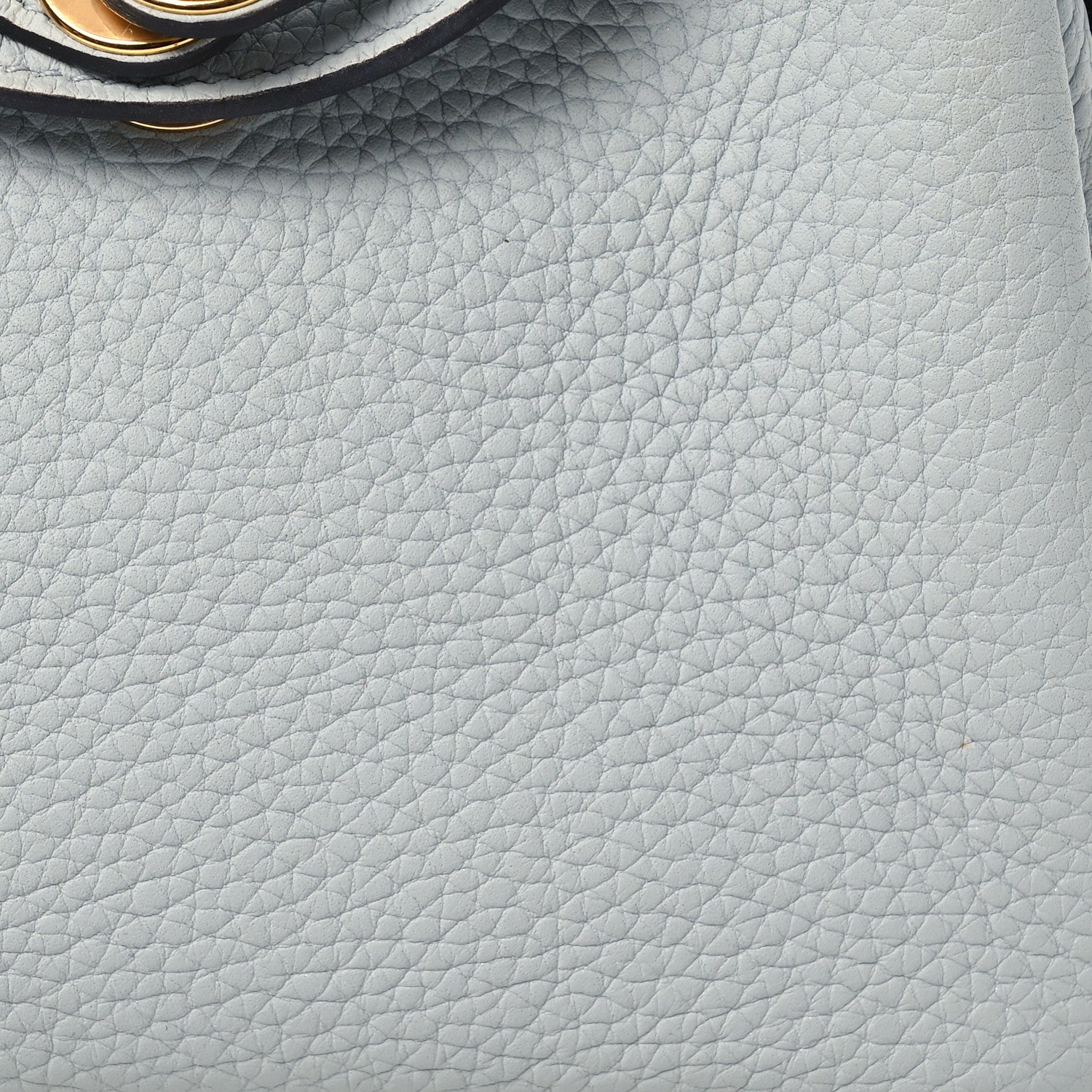 Hermes Taurillon Clemence Mini Lindy 20 Bleu Pale 8 of 13