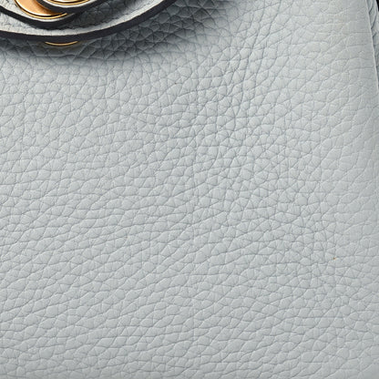 Hermes Taurillon Clemence Mini Lindy 20 Bleu Pale 8 of 13