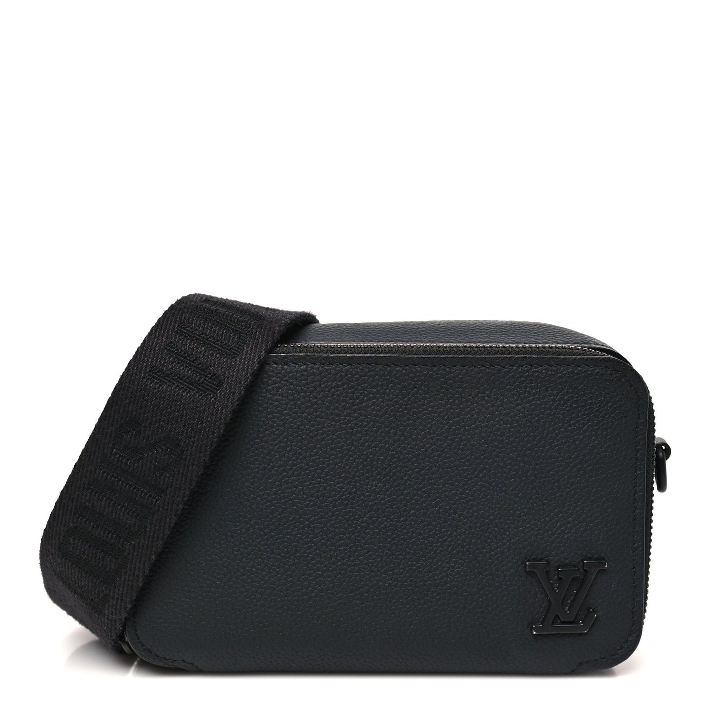 Calfskin Aerogram Alpha Wearable Wallet Black