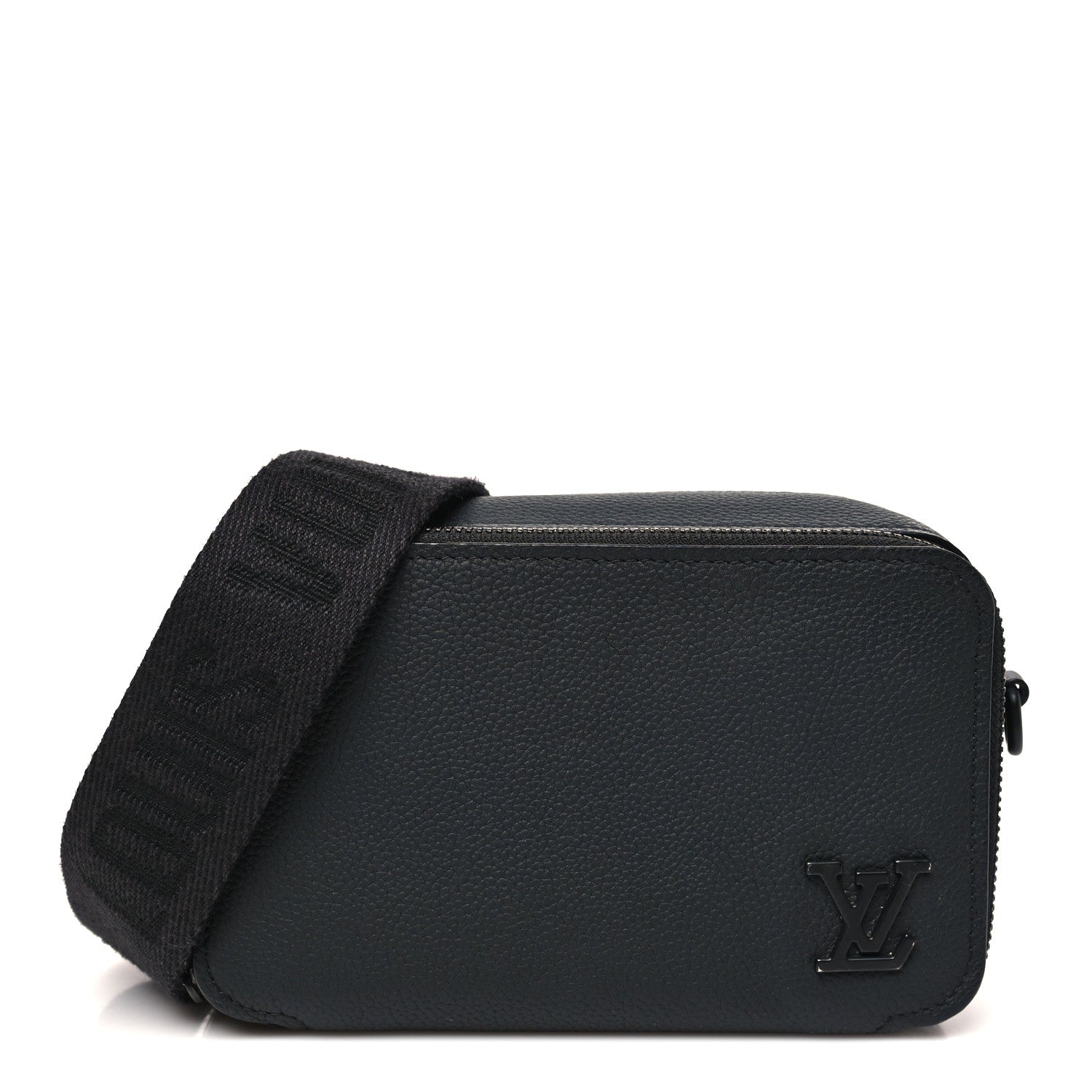 Louis Vuitton Calfskin Aerogram Alpha Wearable Wallet Black 1 of 10