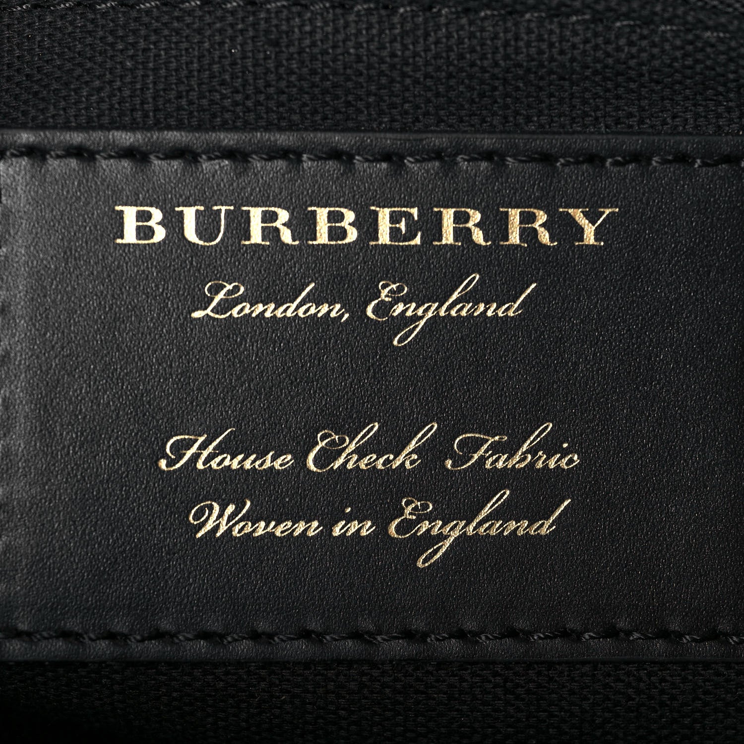 Burberry Grainy Calfskin House Check Medium Banner Tote Mahogany Red 7 of 12