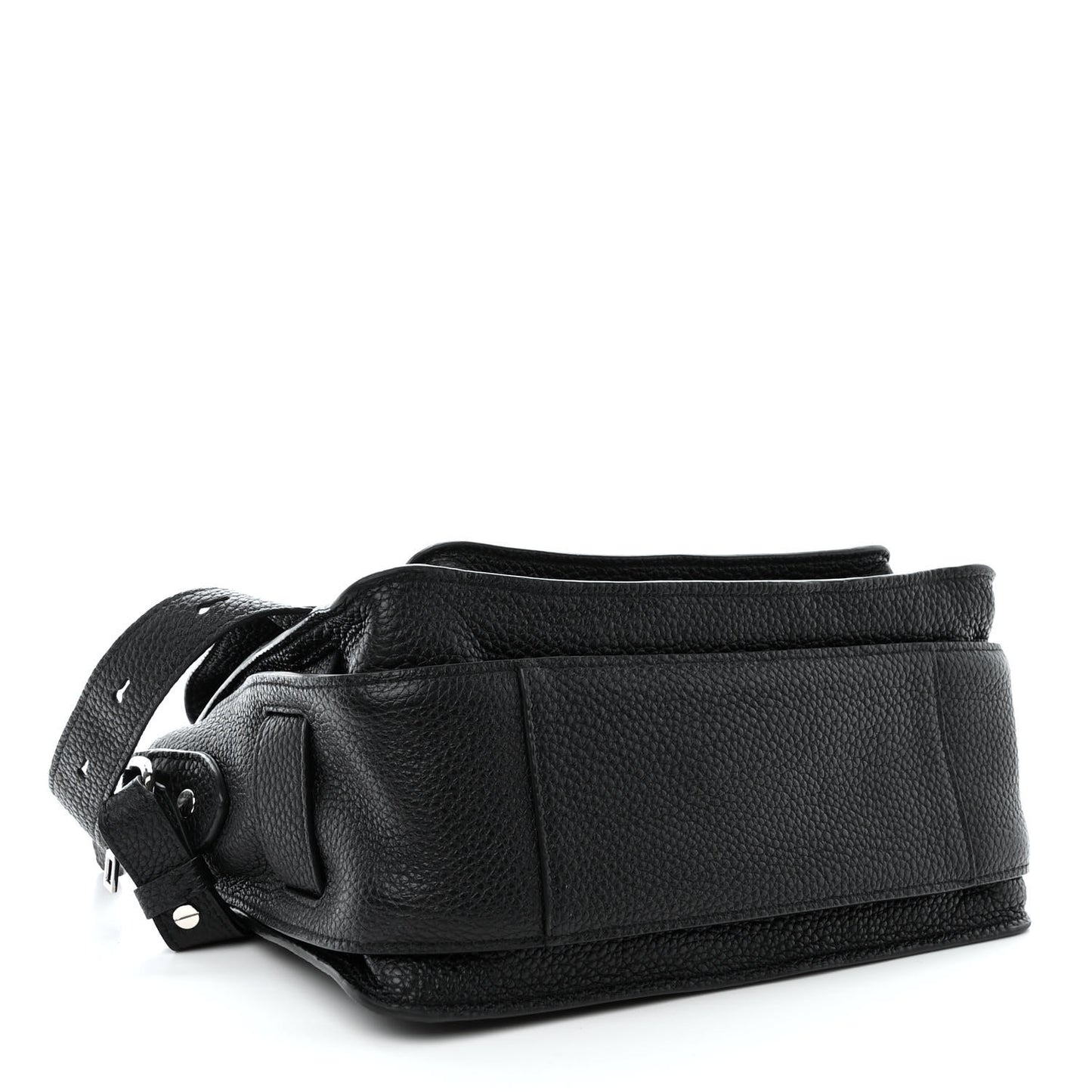Calfskin Beacon Saddle Bag Black