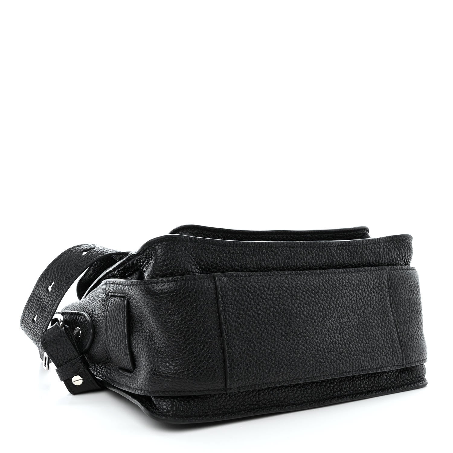 Proenza Schouler Calfskin Beacon Saddle Bag Black 4 of 13
