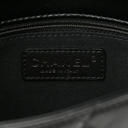 Chanel Lambskin Quilted Large CC Chain Flap Black 6 of 13