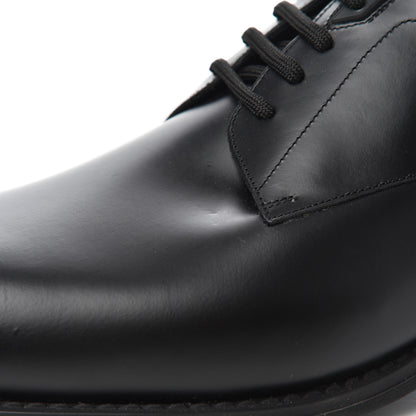 Louis Vuitton Calfskin Mens Formal Derby Shoes 11 Black 9 of 15