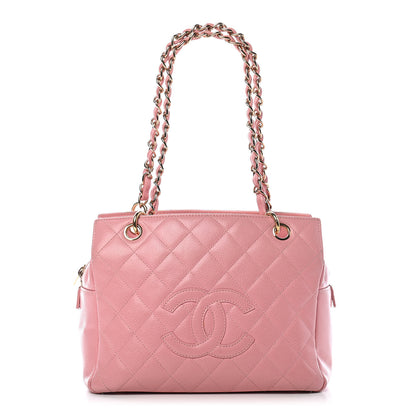 Chanel Caviar Quilted Petit Timeless Shopping Tote PTT Pink 1 of 14
