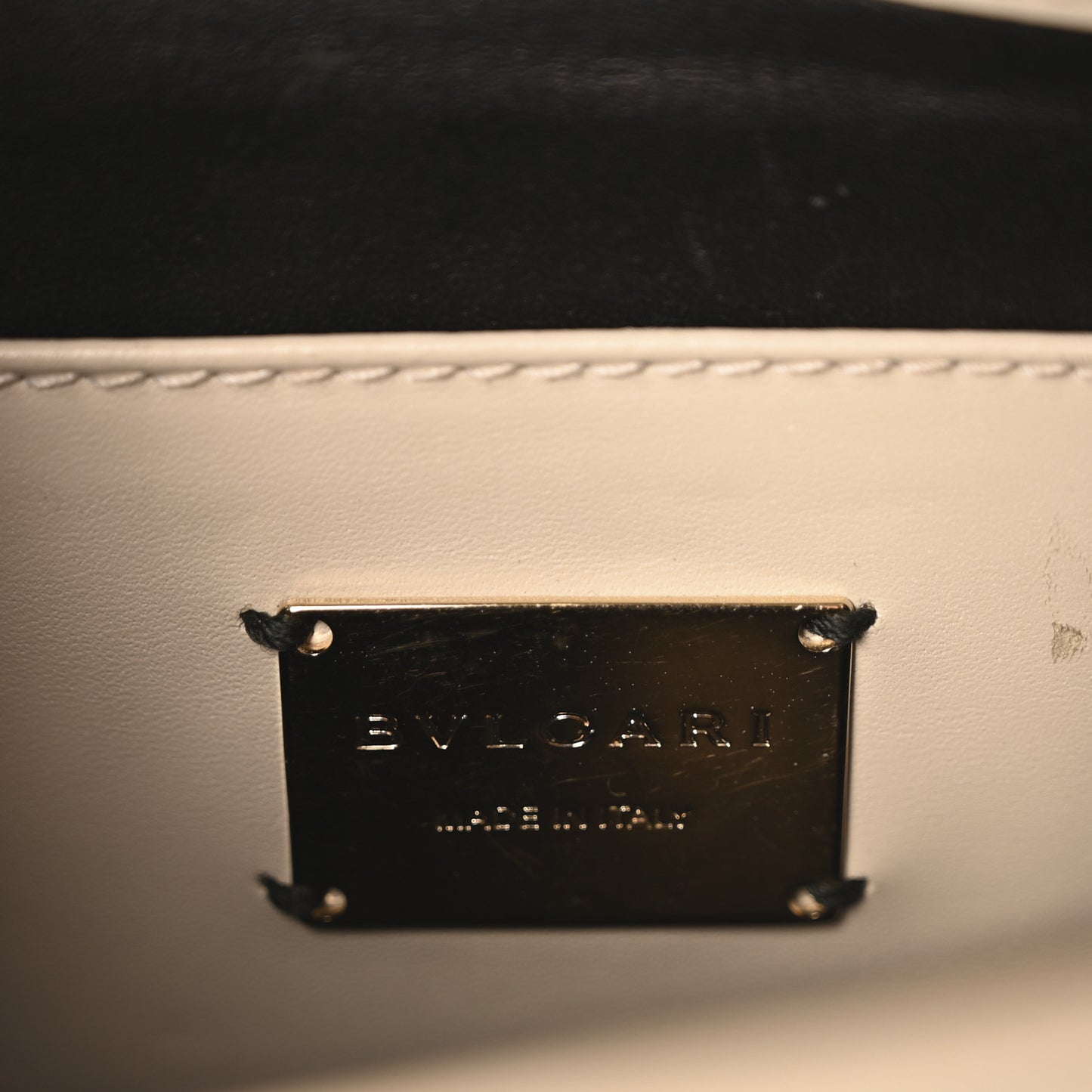 Calfskin Woven Chain Serpenti Forever Crossbody Bag White
