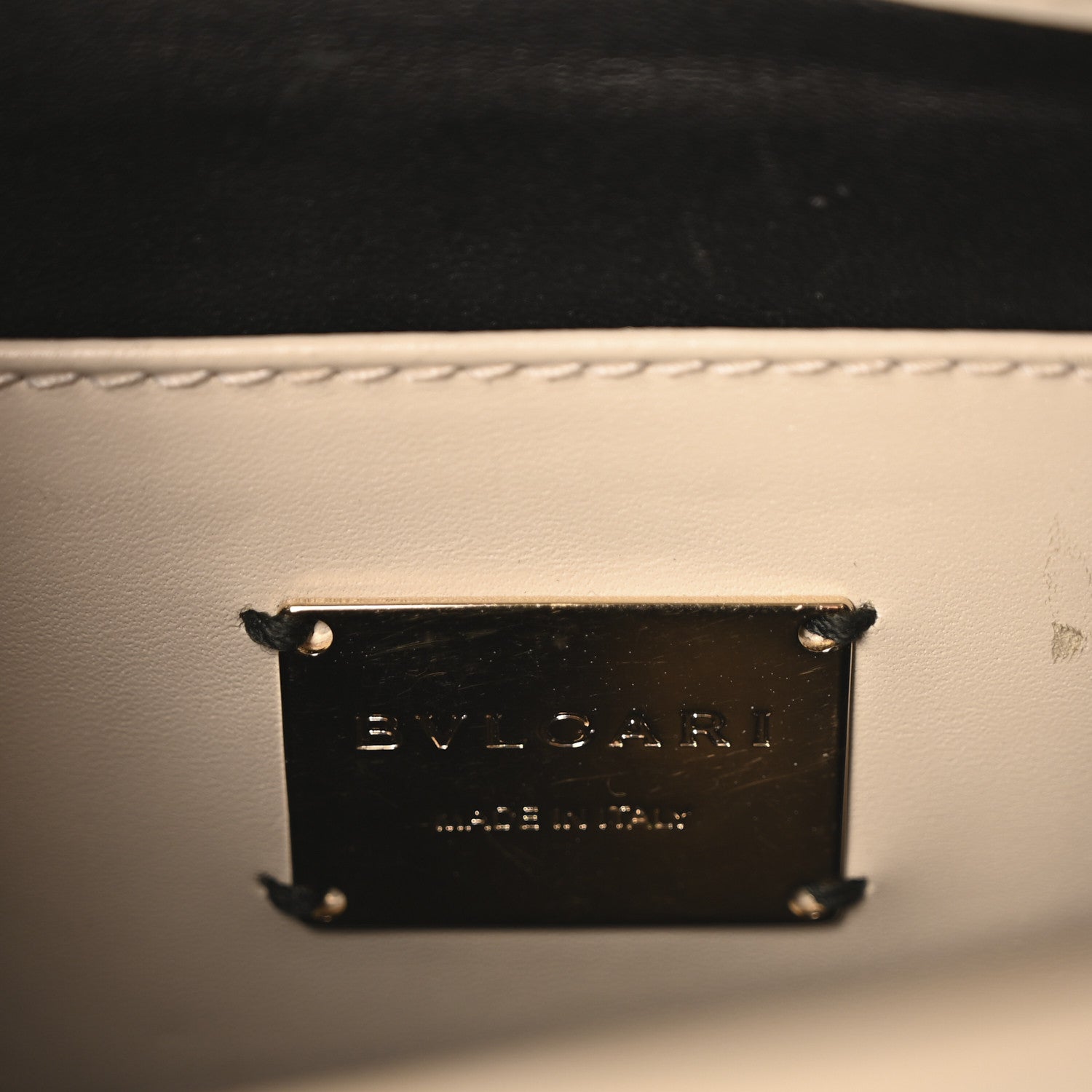 Bulgari Calfskin Woven Chain Serpenti Forever Crossbody Bag White 6 of 10