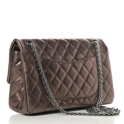 Chanel Metallic Aged Calfskin Quilted 2.55 Reissue 226 Flap Bronze 3 of 13