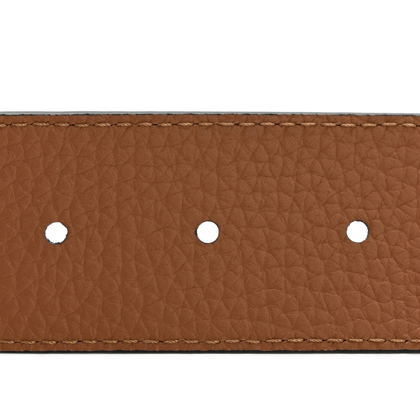 Taurillon Calfskin 30mm LV Initiales Reversible Belt 90 36 Black